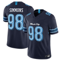 Parkc T.Titans #98 Jeffery Simmons Navy 2026 Rivalries Collection Limited Stitched Jerseys