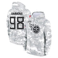 Parkc T.Titans #98 Jeffery Simmons Player Camo Arctic Salute to Service Pullover Hoodies Home Game Stitched Jerseys