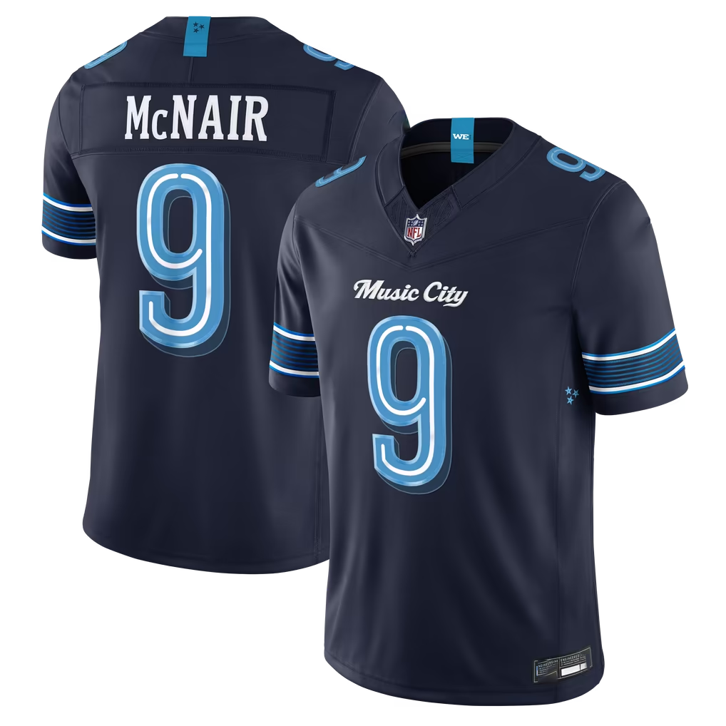 Parkc T.Titans #9 Steve McNair Navy 2026 Rivalries Collection Limited Stitched Jerseys