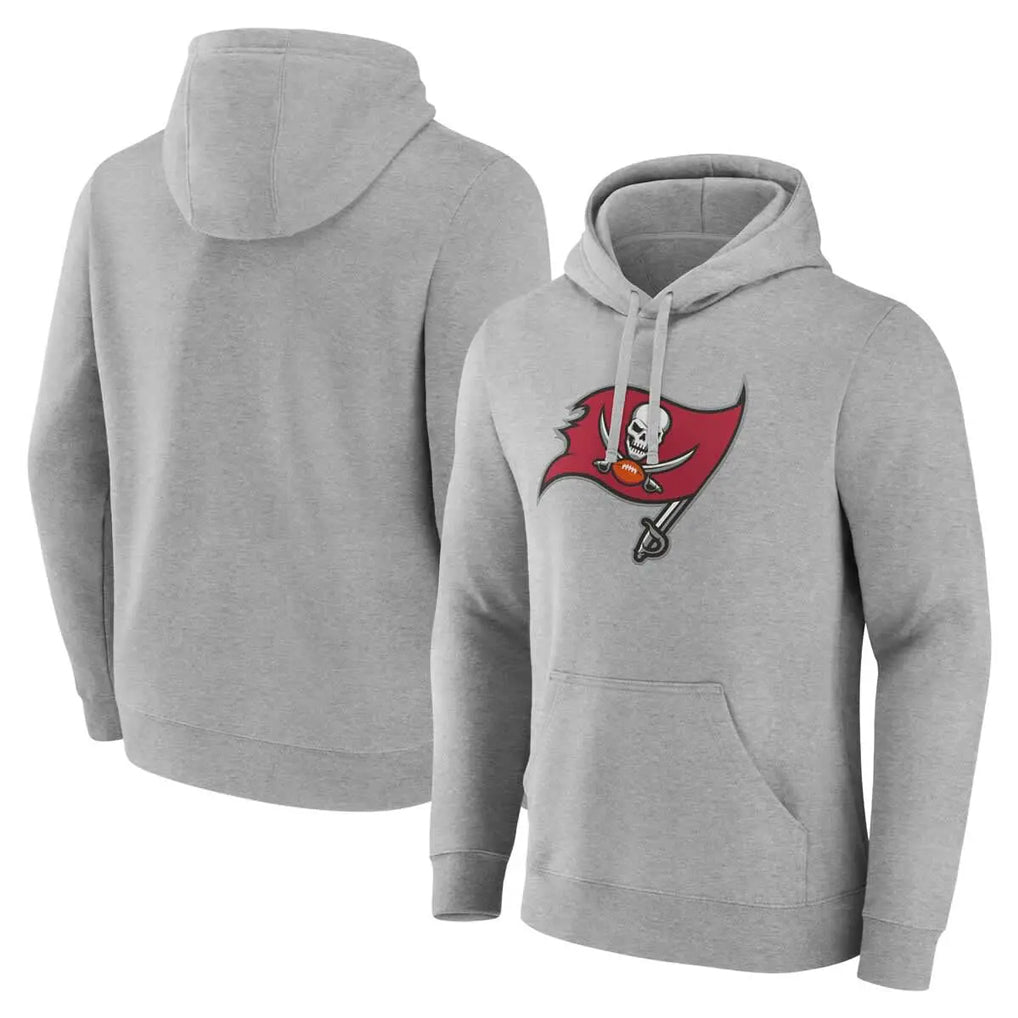 Parkc TB.Buccaneers  Blank Player Gray Pullover Hoodie Home Game Stitched Jerseys