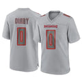 Parkc TB.Buccaneers #0 Yaya Diaby Player Gray Atmosphere Fashion Home Game Stitched Jerseys