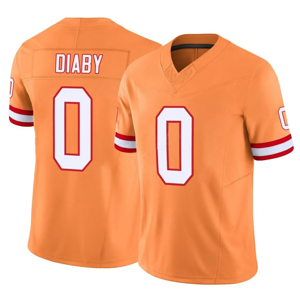 Parkc TB.Buccaneers #0 Yaya Diaby Player Orange Limited Vapor F.U.S.E. Home Game Stitched Jerseys