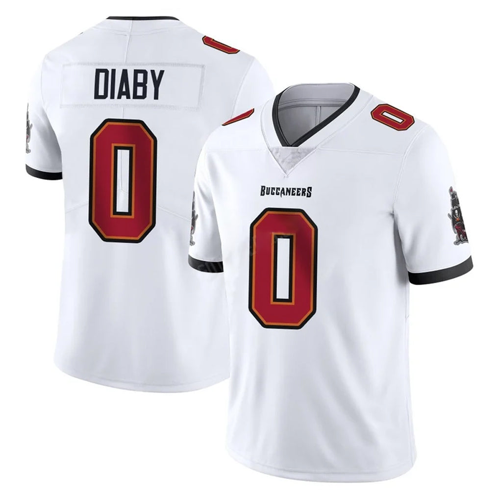 Parkc TB.Buccaneers #0 Yaya Diaby Player White Limited Vapor Untouchable Home Game Stitched Jerseys
