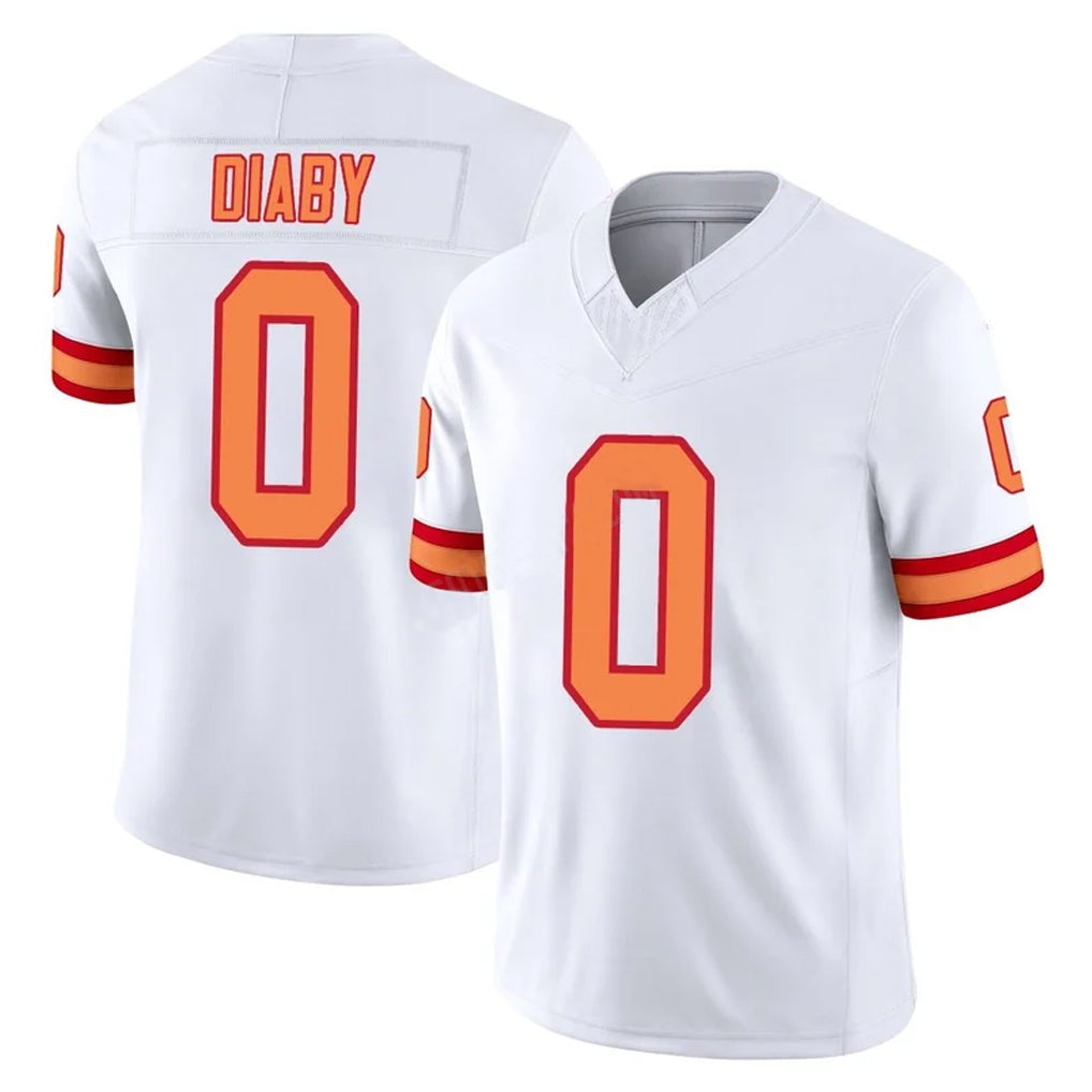 Parkc TB.Buccaneers #0 Yaya Diaby Player White Limited '76 Vapor F.U.S.E. Home Game Stitched Jerseys