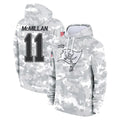Parkc TB.Buccaneers #11 Jalen McMillan Player Arctic Camo Limited Salute to Service Pullover Hoodies Game Stitched Jerseys