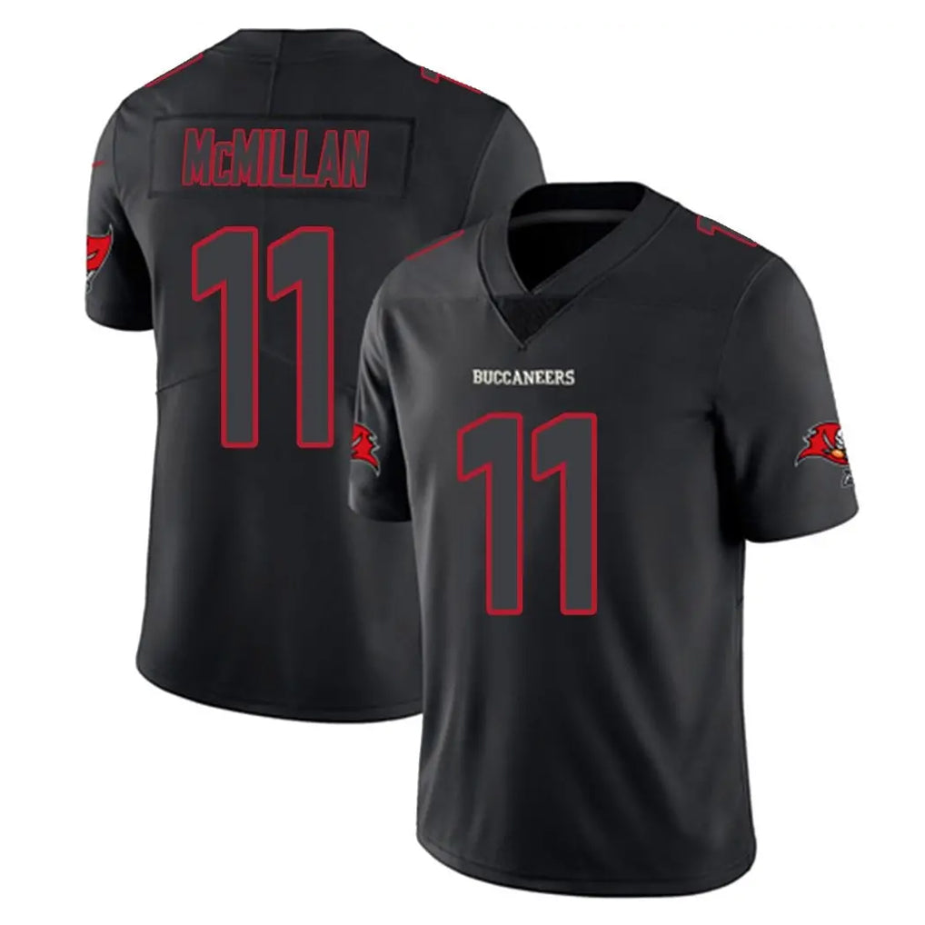 Parkc TB.Buccaneers #11 Jalen McMillan Player Black Impact Limited Home Game Stitched Jerseys