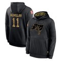 Parkc TB.Buccaneers #11 Jalen McMillan Player Black Salute to Service Sideline Performance Pullover Hoodies Home Game Stitched Jerseys
