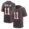 Parkc TB.Buccaneers #11 Jalen McMillan Player Pewter Alternate Home Game Stitched Jerseys