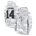 Parkc TB.Buccaneers #14 Chris Godwin Jr. Player Arctic Camo Limited Salute to Service Pullover Hoodies Game Stitched Jerseys