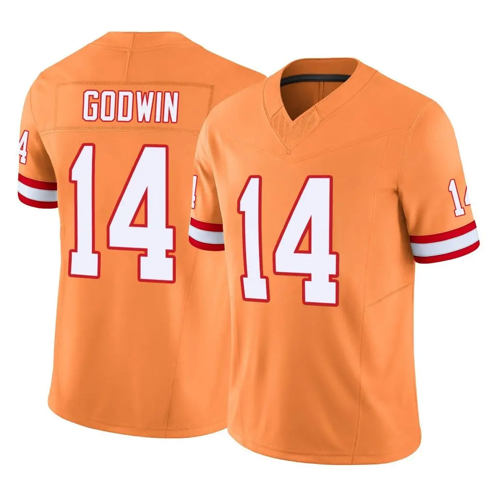 Parkc TB.Buccaneers #14 Chris Godwin Jr. Player Orange Limited Vapor F.U.S.E. Home Game Stitched Jerseys