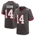 Parkc TB.Buccaneers #14 Chris Godwin Jr. Player Pewter Alternate Home Game Stitched Jerseys
