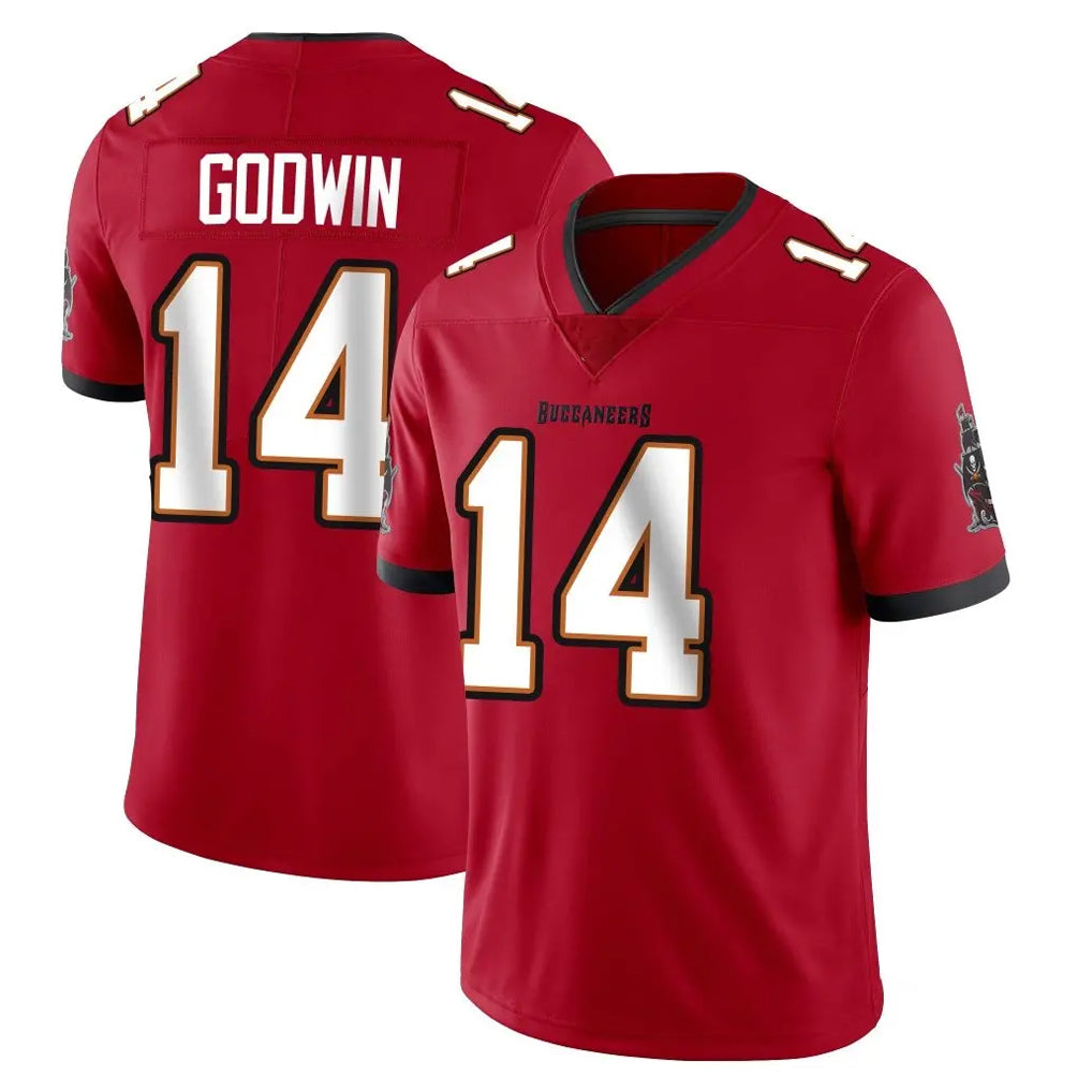 Parkc TB.Buccaneers #14 Chris Godwin Jr. Player Red Limited Vapor F.U.S.E. Home Game Stitched Jerseys