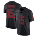 Parkc TB.Buccaneers #15 Tez Johnson Player Black Impact Limited Home Game Stitched Jerseys