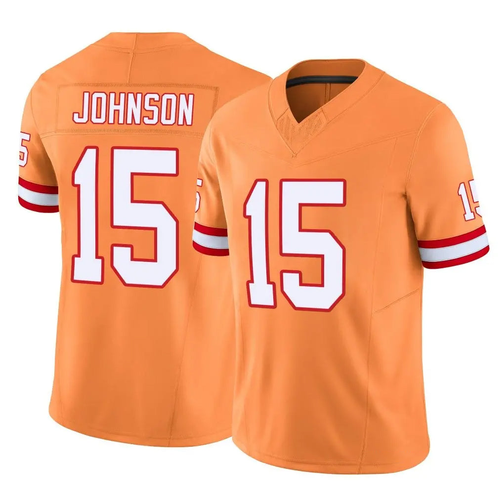 Parkc TB.Buccaneers #15 Tez Johnson Player Orange Limited Vapor F.U.S.E. Home Game Stitched Jerseys