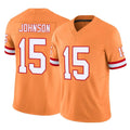 Parkc TB.Buccaneers #15 Tez Johnson Player Orange Limited Vapor F.U.S.E. Home Game Stitched Jerseys