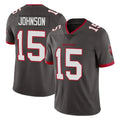 Parkc TB.Buccaneers #15 Tez Johnson Player Pewter Limited Alternate Vapor Home Game Stitched Jerseys