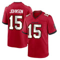 Parkc TB.Buccaneers #15 Tez Johnson Player Red Home Game Stitched Jerseys