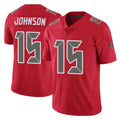 Parkc TB.Buccaneers #15 Tez Johnson Player Red Limited Color Rush Home Game Stitched Jerseys