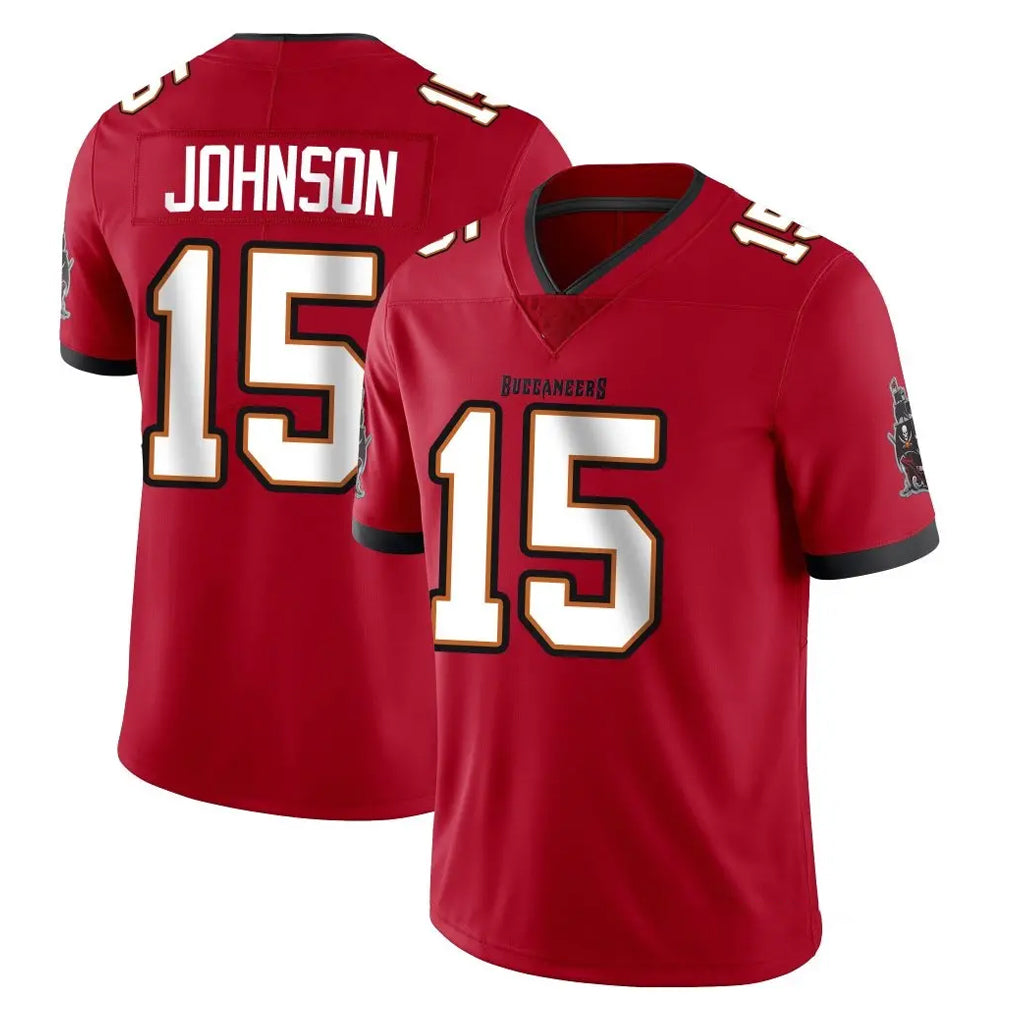 Parkc TB.Buccaneers #15 Tez Johnson Player Red Limited Vapor Home Game Stitched Jerseys