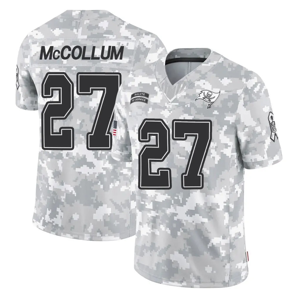 Parkc TB.Buccaneers #27 Zyon McCollum Player Arctic Camo Limited Salute To Service Home Game Stitched Jerseys