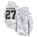 Parkc TB.Buccaneers #27 Zyon McCollum Player Arctic Camo Limited Salute to Service Pullover Hoodies Game Stitched Jerseys