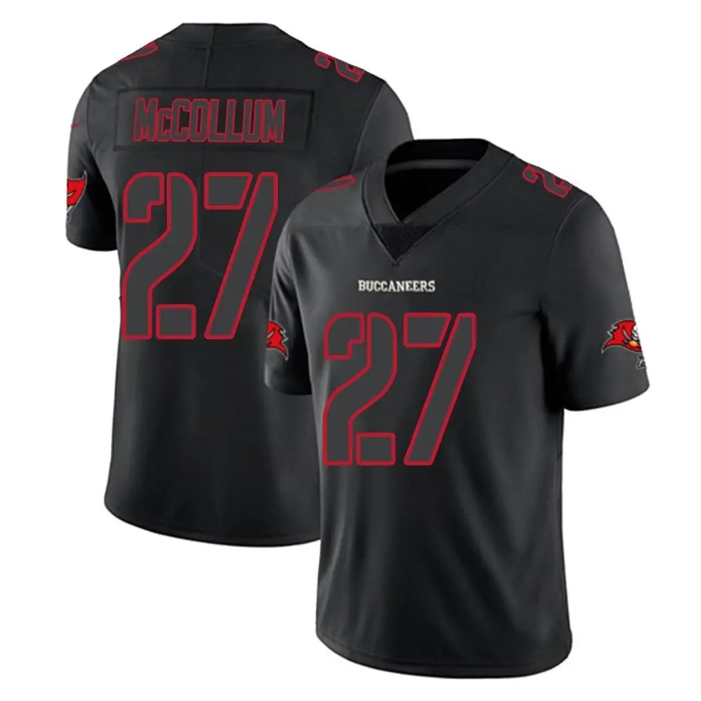 Parkc TB.Buccaneers #27 Zyon McCollum Player Black Impact Limited Home Game Stitched Jerseys