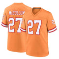 Parkc TB.Buccaneers #27 Zyon McCollum Player Orange Throwback Home Game Stitched Jerseys