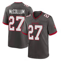 Parkc TB.Buccaneers #27 Zyon McCollum Player Pewter Alternate Home Game Stitched Jerseys