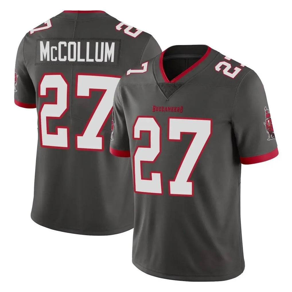 Parkc TB.Buccaneers #27 Zyon McCollum Player Pewter Limited Alternate Vapor Home Game Stitched Jerseys