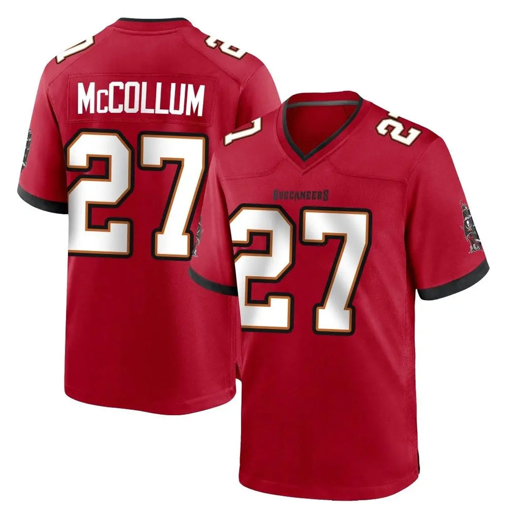 Parkc TB.Buccaneers #27 Zyon McCollum Player Red Home Game Stitched Jerseys
