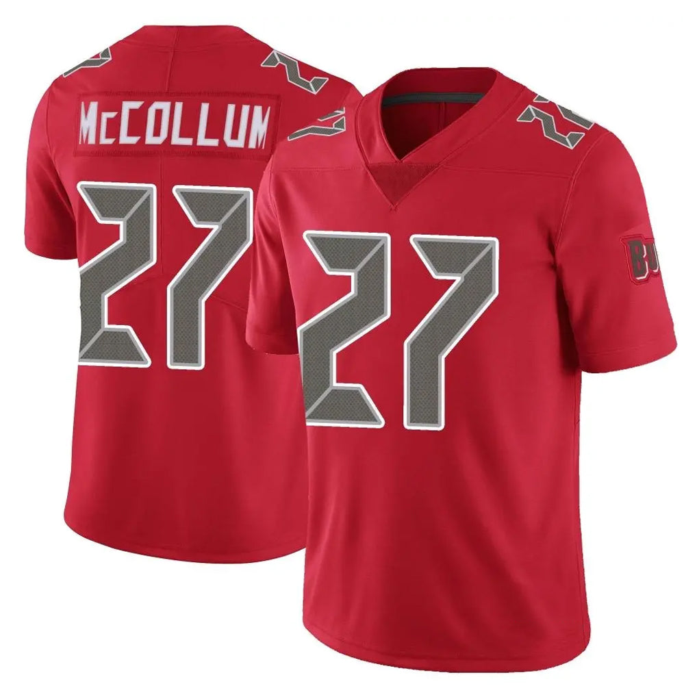 Parkc TB.Buccaneers #27 Zyon McCollum Player Red Limited Color Rush Home Game Stitched Jerseys