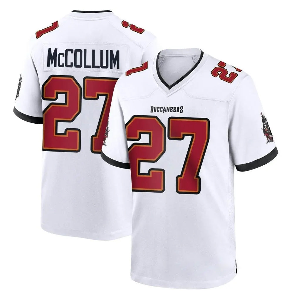 Parkc TB.Buccaneers #27 Zyon McCollum Player White Home Game Stitched Jerseys