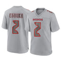 Parkc TB.Buccaneers #2 Emeka Egbuka Player Gray Atmosphere Fashion Home Game Stitched Jerseys