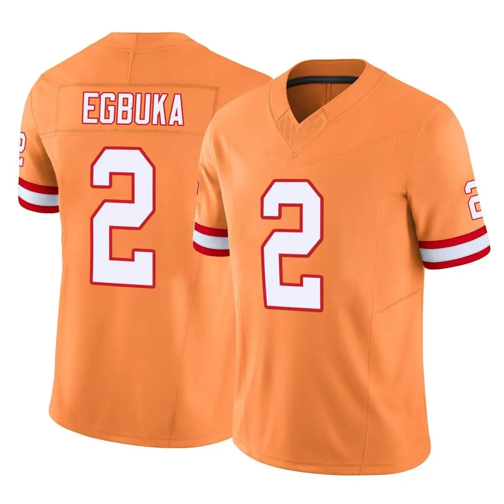 Parkc TB.Buccaneers #2 Emeka Egbuka Player Orange Limited Vapor F.U.S.E. Home Game Stitched Jerseys