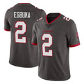 Parkc TB.Buccaneers #2 Emeka Egbuka Player Pewter Limited Alternate Vapor Home Game Stitched Jerseys