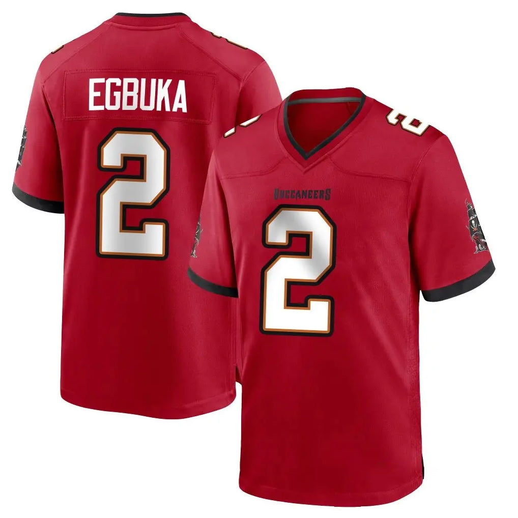 Parkc TB.Buccaneers #2 Emeka Egbuka Player Red Home Game Stitched Jerseys