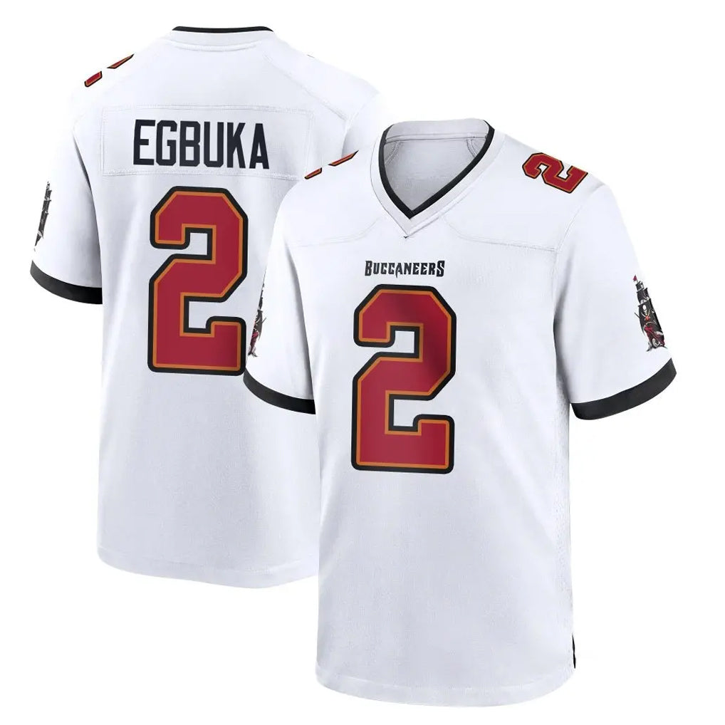 Parkc TB.Buccaneers #2 Emeka Egbuka Player White Home Game Stitched Jerseys