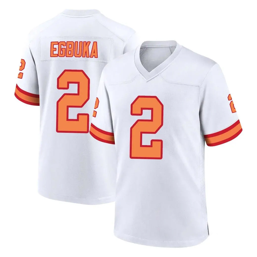 Parkc TB.Buccaneers #2 Emeka Egbuka Player White '76 Home Game Stitched Jerseys