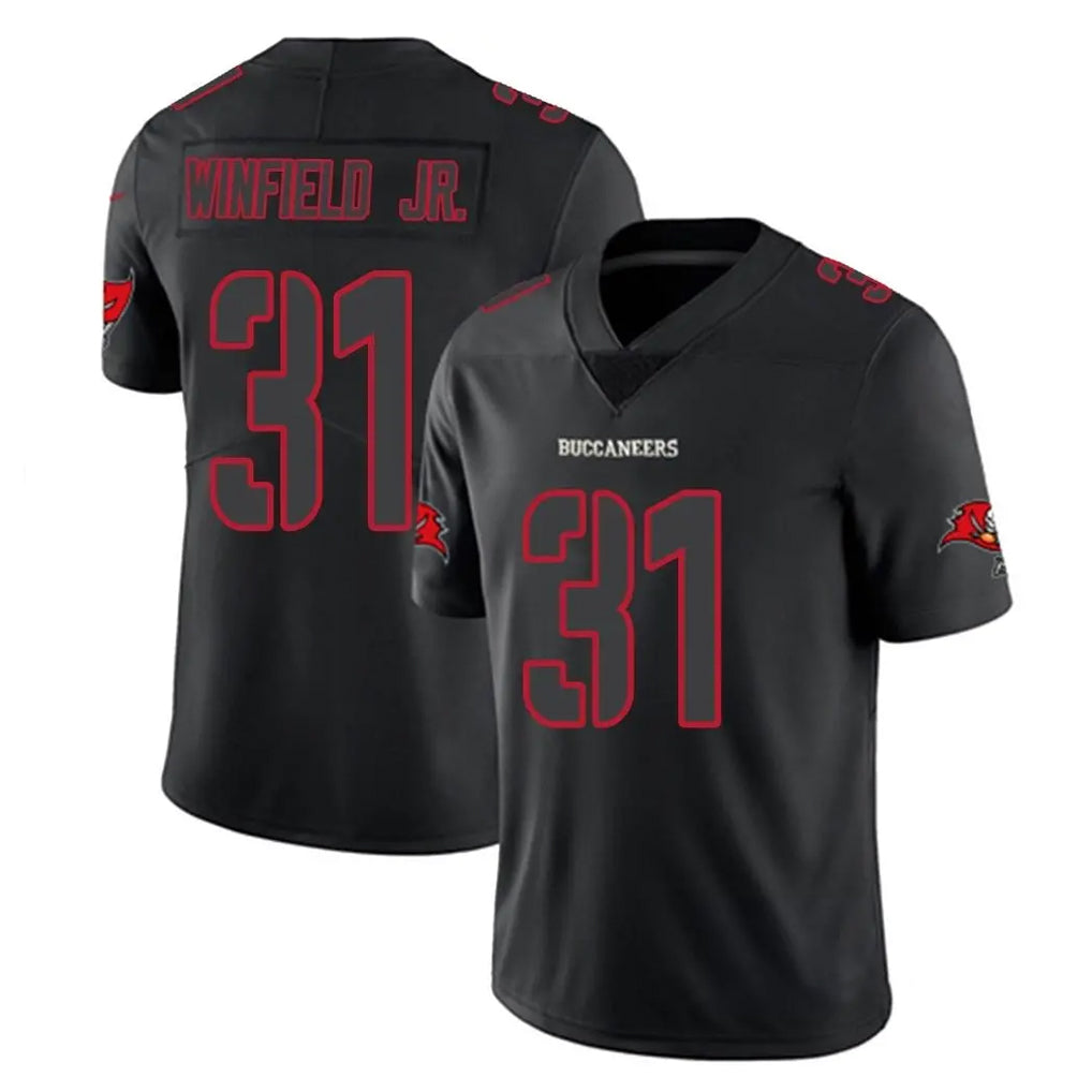 Parkc TB.Buccaneers #31 Antoine Winfield Jr. Player Black Impact Limited Home Game Stitched Jerseys