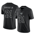 Parkc TB.Buccaneers #31 Antoine Winfield Jr. Player Black Reflective Limited Home Game Stitched Jerseys