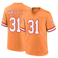 Parkc TB.Buccaneers #31 Antoine Winfield Jr. Player Orange Throwback Home Game Stitched Jerseys