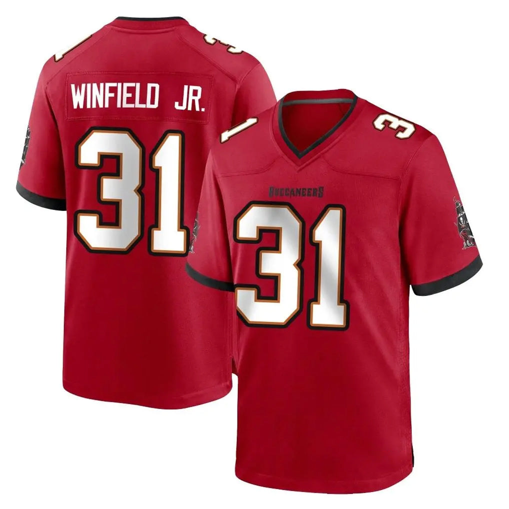 Parkc TB.Buccaneers #31 Antoine Winfield Jr. Player Red Home Game Stitched Jerseys