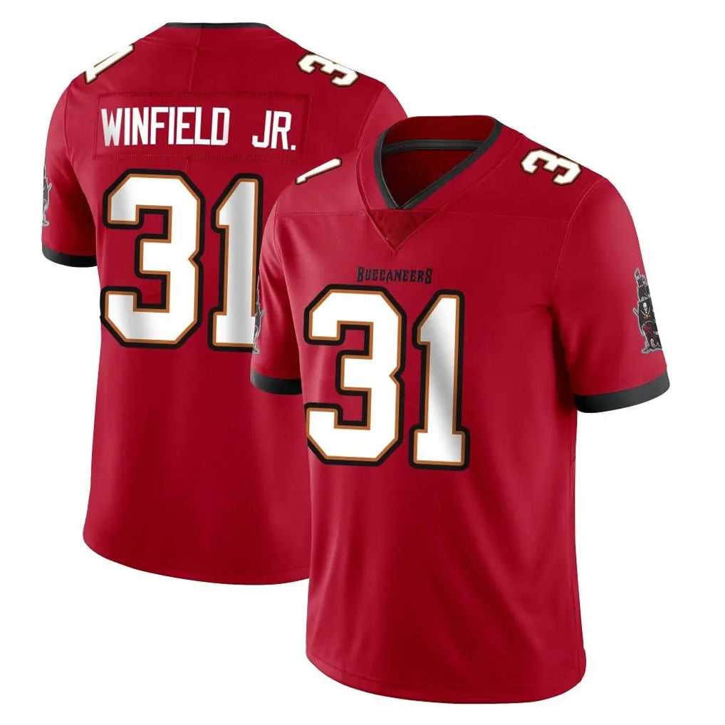Parkc TB.Buccaneers #31 Antoine Winfield Jr. Player Red Limited Vapor F.U.S.E. Home Game Stitched Jerseys