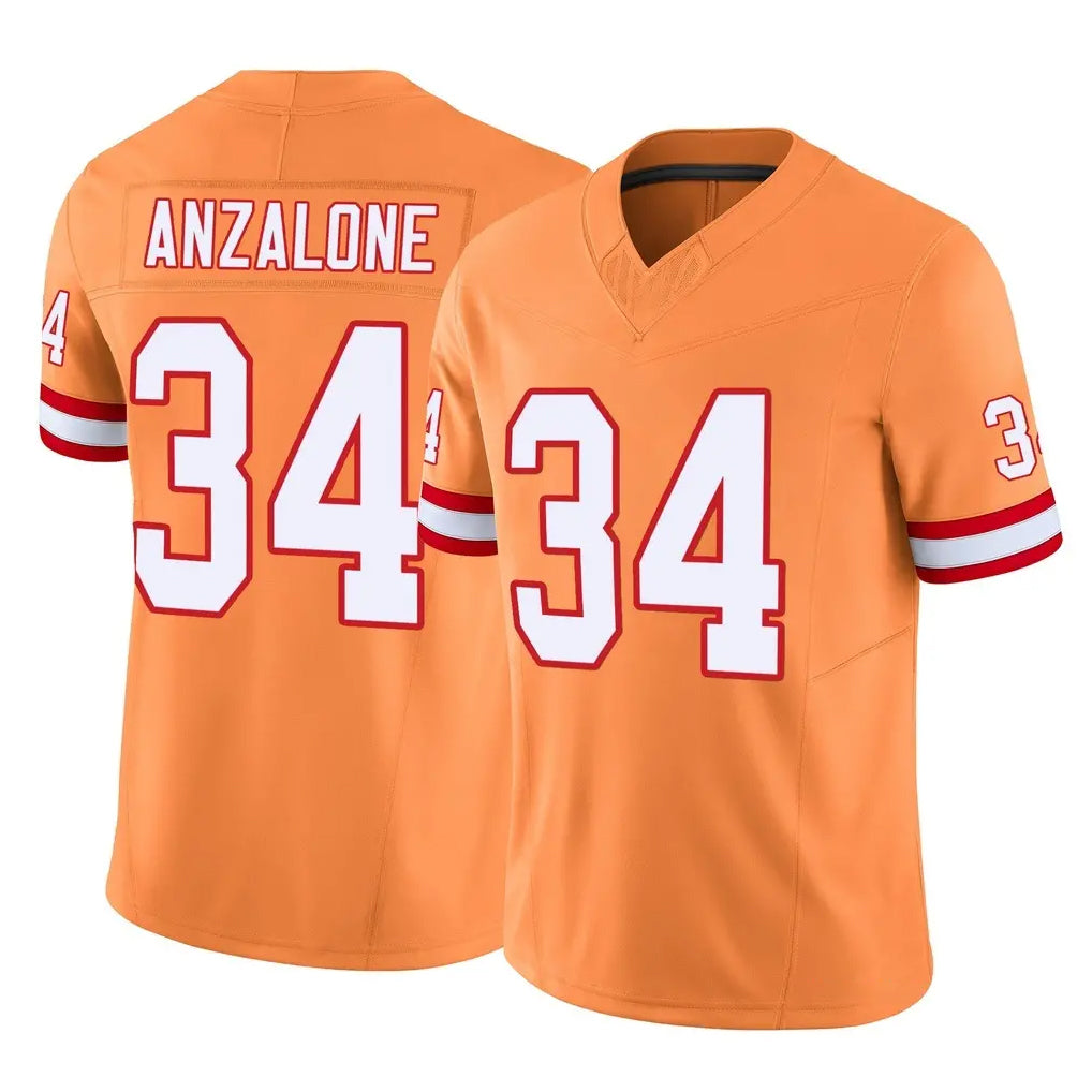Parkc TB.Buccaneers #34 Alex Anzalone Player Orange Limited Vapor F.U.S.E. Home Game Stitched Jerseys