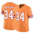 Parkc TB.Buccaneers #34 Alex Anzalone Player Orange Limited Vapor F.U.S.E. Home Game Stitched Jerseys