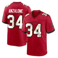 Parkc TB.Buccaneers #34 Alex Anzalone Player Red Home Game Stitched Jerseys
