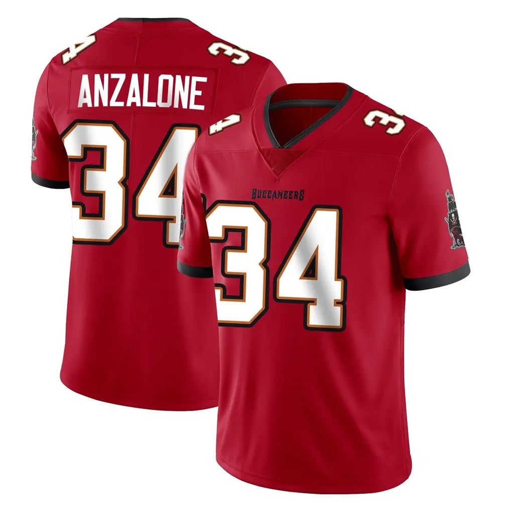 Parkc TB.Buccaneers #34 Alex Anzalone Player Red Limited Vapor Home Game Stitched Jerseys