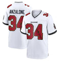 Parkc TB.Buccaneers #34 Alex Anzalone Player White Home Game Stitched Jerseys