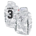 Parkc TB.Buccaneers #3 Rueben Bain Jr. Player Arctic Camo Limited Salute to Service Pullover Hoodies Game Stitched Jerseys