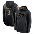 Parkc TB.Buccaneers #3 Rueben Bain Jr. Player Black Salute to Service Sideline Performance Pullover Hoodies Home Game Stitched Jerseys